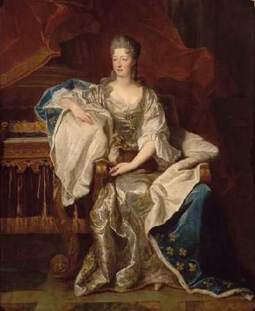 Hyacinthe Rigaud Portrait of Marie Anne de Bourbon oil painting picture